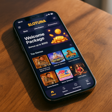 Slotuna Casino - Mobile Version - Responsive Gaming